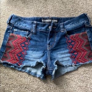 Express Denim Shorts